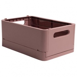 Tárolódoboz, A5+, összecsukható, EXACOMPTA "Skandi", rózsaszín