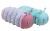 Tolltartó, cipzáras, szőrme-szilikon, EXACOMPTA "Caterpillar", vegyes színek